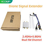Підсилювач сигналу WiFi 2.4 - 5.8 ГГц для керування дроном та квадрокоптером 4W 36 dBm EDUP EP-AB022, фото 6