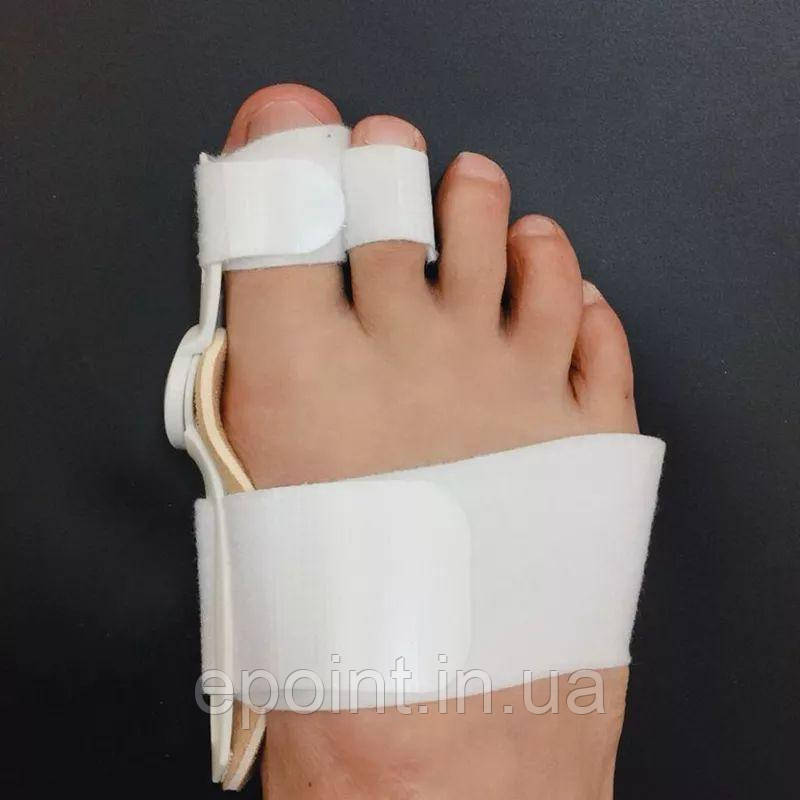 Фіксатор-коректор для великого та другого пальців стопи, Hallux valgus, 1 шт.