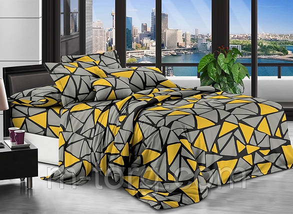 "трикутник" Постільна білизна 3D ефект 145/210, нав-кі 70/70, фото 2