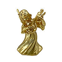 Ангел с бандурой малый Новый Год MIS LT 6х4х3 см золото