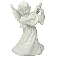 Ангел с бандурой Новый Год MIS LT 10х6х5 см белый