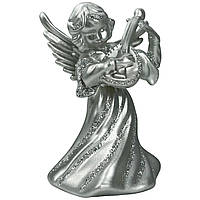 Ангел з бандурою Новий Рік MIS LT 10х6х5 см срібло