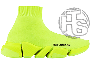 Жіночі кросівки Balenciaga Speed 2.0 Fluo Yellow 617239W17267204 617239W2DBH7204