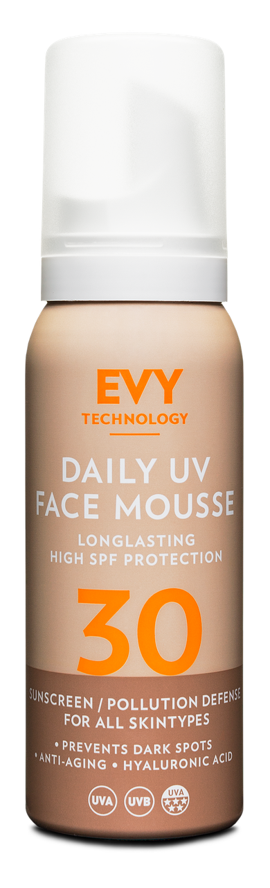 Щоденний сонцезахисний мус для обличчя EVY Technology Daily UV Face Mousse SPF 30