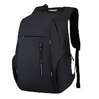 Універсальний рюкзак для ноутбуку з USB-портом зі світловідбивачами Univercity, 4 кольори чорний