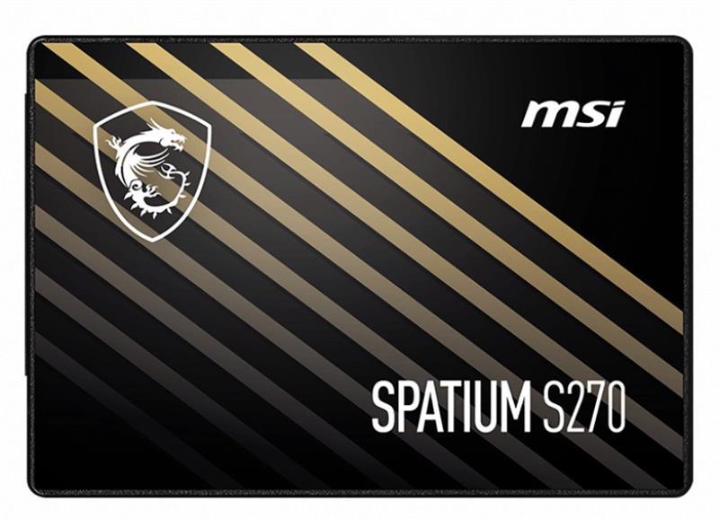 SSD диск 480GB MSI Spatium S270 2.5" SATAIII 3D TLC (S78-440E350-P83)
