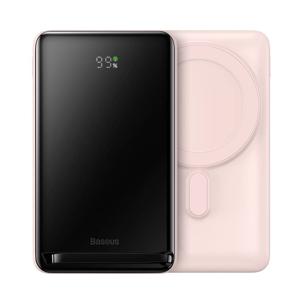 УМБ Power Bank (зовнішній акумулятор) Baseus 10000 мАг для iPhone 12/13/14 Рожевий (PPCX000204)