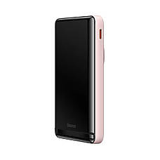 УМБ Power Bank (зовнішній акумулятор) Baseus 10000 мАг для iPhone 12/13/14 Рожевий (PPCX000204), фото 2