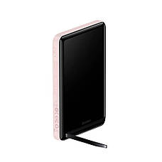 УМБ Power Bank (зовнішній акумулятор) Baseus 10000 мАг для iPhone 12/13/14 Рожевий (PPCX000204), фото 3
