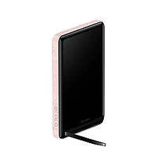 УМБ Power Bank (зовнішній акумулятор) Baseus 10000 мАг для iPhone 12/13/14 Рожевий (PPCX000204), фото 6