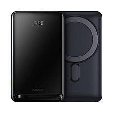 УМБ Power Bank (зовнішній акумулятор) Baseus 10000 мАг для iPhone 12/13/14 Синій (PPCX000203), фото 3