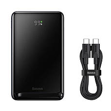 УМБ Power Bank (зовнішній акумулятор) Baseus 10000 мАг для iPhone 12/13/14 Синій (PPCX000203), фото 3