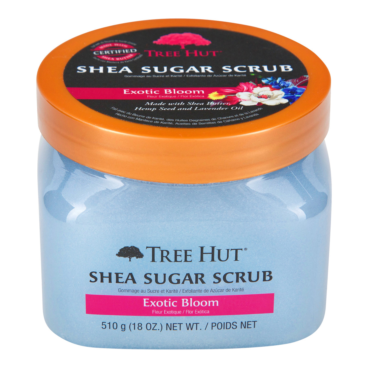 Скраб для тіла цукровий Tree Hut Exotic Bloom Sugar Scrub 510 гр