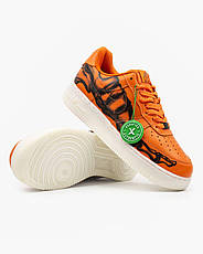Чоловічі кросівки Nike Air Force 1 Low Orange Skeleton Halloween CU8067-800, фото 5