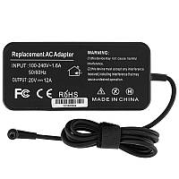 Блок живлення для ноутбука ASUS 20V, 12A, 240W, 6.0*3.7мм-PIN, (Replacement AC Adapter) black (без кабелю!)