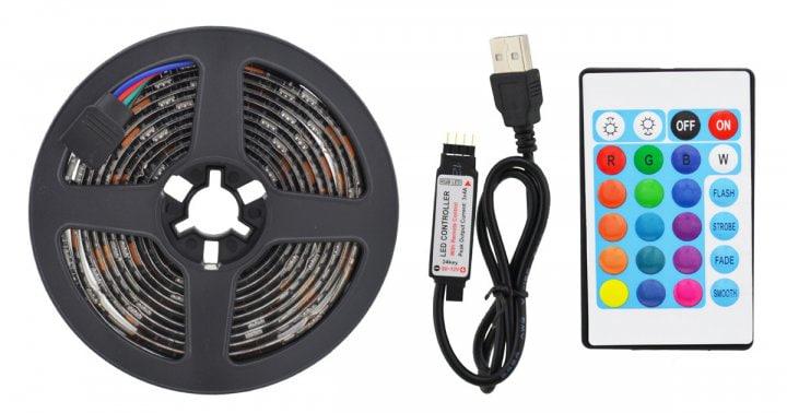 Світлодіодна стрічка RGB 5050 LED з контролером 2м
