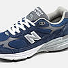 Чоловічі кросівки New Balance 993 Kith Navy Blue White MR993NV, фото 7