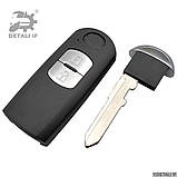 Смарт ключ брелок заготовка ключа 2 Mazda 2 кнопки SKE13E01 2011DJ5486, фото 2