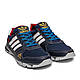 Чоловічі літні кросівки Adidas (Адідас) Tech Flex Blue, туфлі текстильні, кеди сині, чоловіче взуття, фото 2