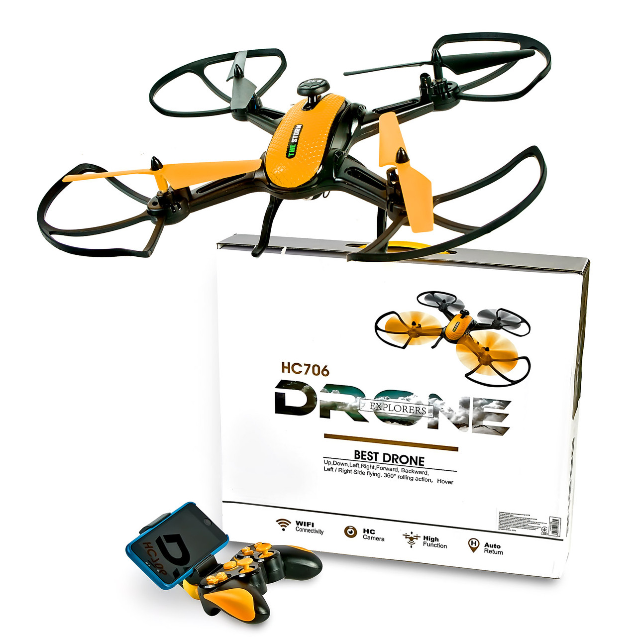 Квадрокоптер з камерою на радіоуправлінні для дітей DRONE.Квадракоптер 51 Люкс качество!+
