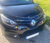 Дефлектор капота автомобильный для Renault Captur 2013-2019 гг., VIP из поликарбоната