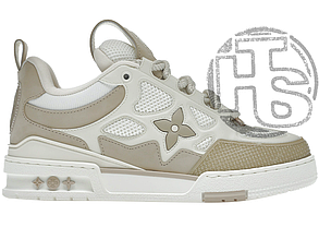 Жіночі кросівки Louis Vuitton Skate Sneaker Beige White 1AARQH