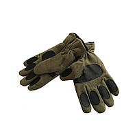 Военные двухслойные теплые флисовые перчатки для военных, армейские перчатки цвета хаки, военные рукавички