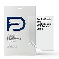 Защитная пленка для PocketBook 606 / 628 Touch Lux 5 (Противоударная гидрогелевая. Прозрачная)