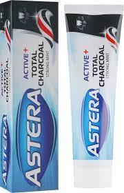 Зубна паста Astera Active+ Total Charcoal 110г (3800013511312)