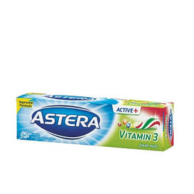 Зубна паста  Astera Active+ Vitamin 3  110г (3800013510988)