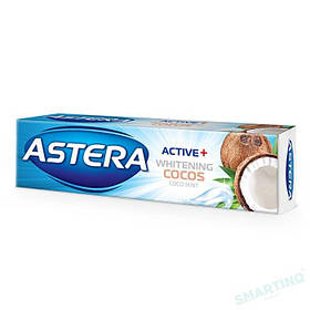 Зубна паста Astera Active+  Whitening Cocos 110г (3800013511015)