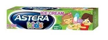 Зубна паста Astera   Kids  морозиво 2-6 років 50мл (3800013519578)