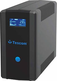 ДБЖ Джерело безперебійного живлення, дбж, безперебійник Tescom Leo+ 1200VA LCD, USB, RJ45 Modem Protect 499 Люкс качество!+