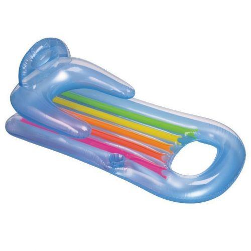 Надувний матрац Крісло блакитний, фото 1