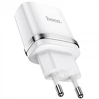 СЗУ HOCO N1 1USB/2.4A + USB - Lightning 12pc, сетевое зарядное устройство, Белый aiw s