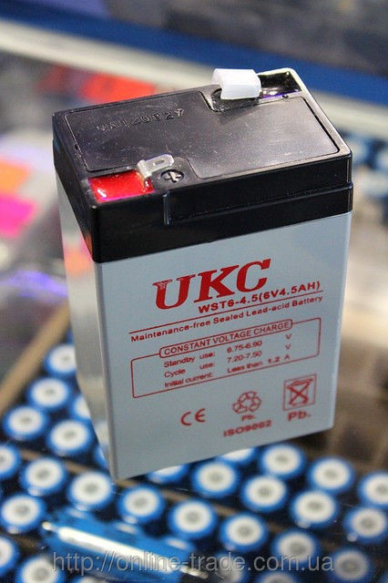 Аккумуляторная батарея для весов UKC 6V - фото 1 - id-p309961903