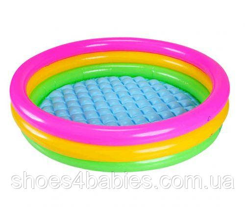 Дитячий надувний басейн "Квіта заходу" 147 х 147 х 33 см