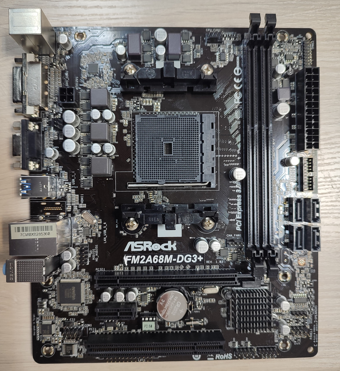 Купити Материнська плата FM2+ Asrock FM2A68M-DG3+ б/у, ціна 1299 ...