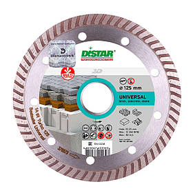 Алмазний диск відрізний 125х22.23 TURBO BESTSELLER UNIVERSAL DISTAR