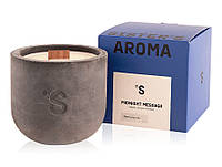 Ароматическая свеча «Дерево и черный перец» Sister's Aroma Scented Soy Candle Midnight Message Seen Your Ex