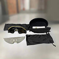 Очки защитные баллистические Revision Sawfly Max Tan 499, р. R, средние, очки тактические сертифицированные
