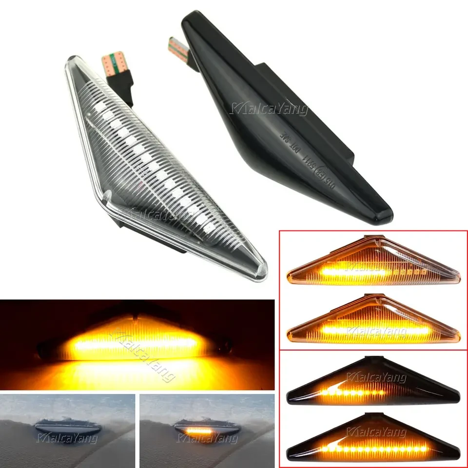 Динамический LED повторитель поворота в крылья Ford Mondeo MK3 (00-06) Focus MK1 (98-04), указатель поворота