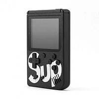 Карманная игровая ретро приставка Sup Game Box 400 игр dendy SEGA 8bit черная
