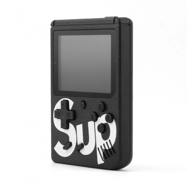 Ретро консоль Sup Game Box, 400 вбудованих ігор Dendy і SEGA, 8 біт, чорна