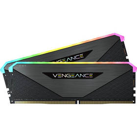 Модуль пам'яті для комп'ютера DDR4 16 GB (2x8GB) 3600 MHz Vengeance RGB Pro RT Black Corsair