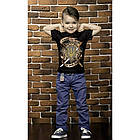 Дитяча футболка Тризуб (Я живу на своїй, Богом даній, землі), Размер 12-13 лет, фото 4
