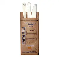 Крафт пакети для стерилізації в автоклаві та сухожарі 100х200 100шт для манікюру для фрез