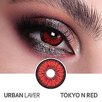 Кольорові контактні лінзи Urban Layer Tokyo N Red