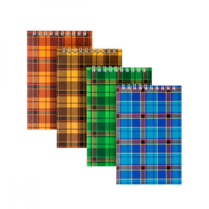 Блокнот А6/48л клітка Axent Шотландка MIX 632520/D8011-01 G-Rich, фото 1