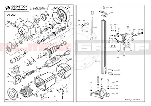 Сальник (24х40х7) Eibenstock DB 160, DB200, DB201, DB 250